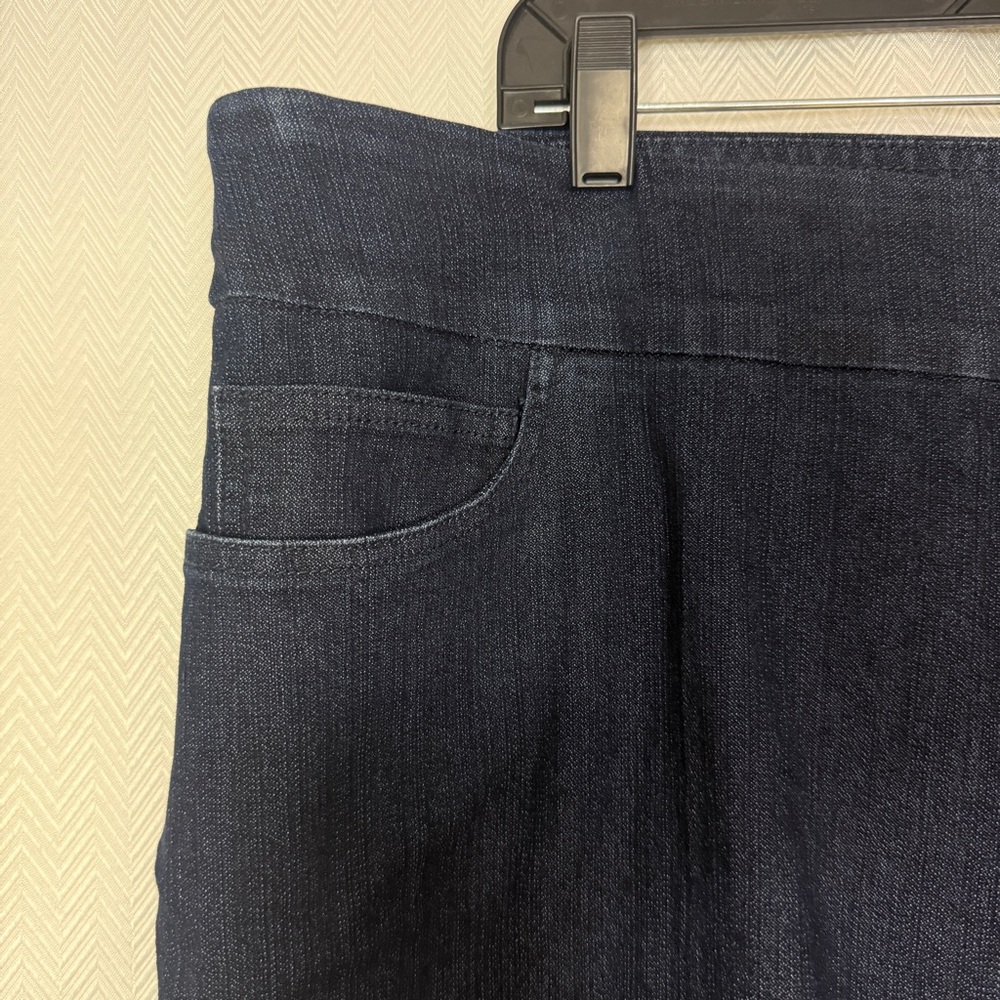 Slim Station by Multiples Dark Wash Denim Shorts Size 20W - Picture 4 of 6